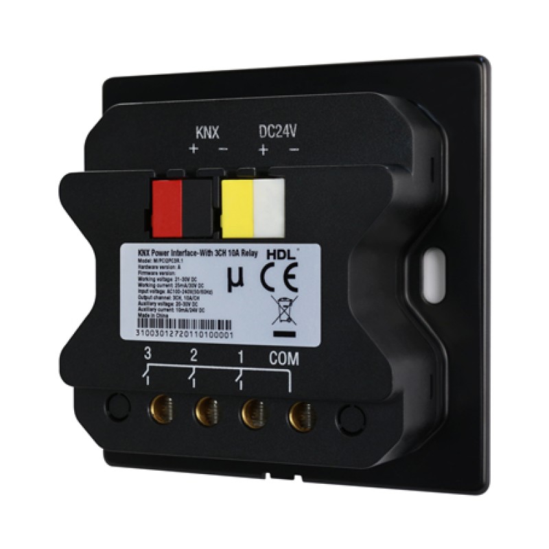 Interfaz de potencia KNX con 3 canales de Relé de 10A
